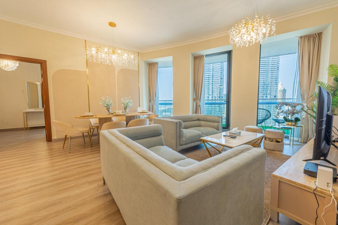 First Class 2Br With Full Dubai Skyline & Sea View Apartment Luaran gambar